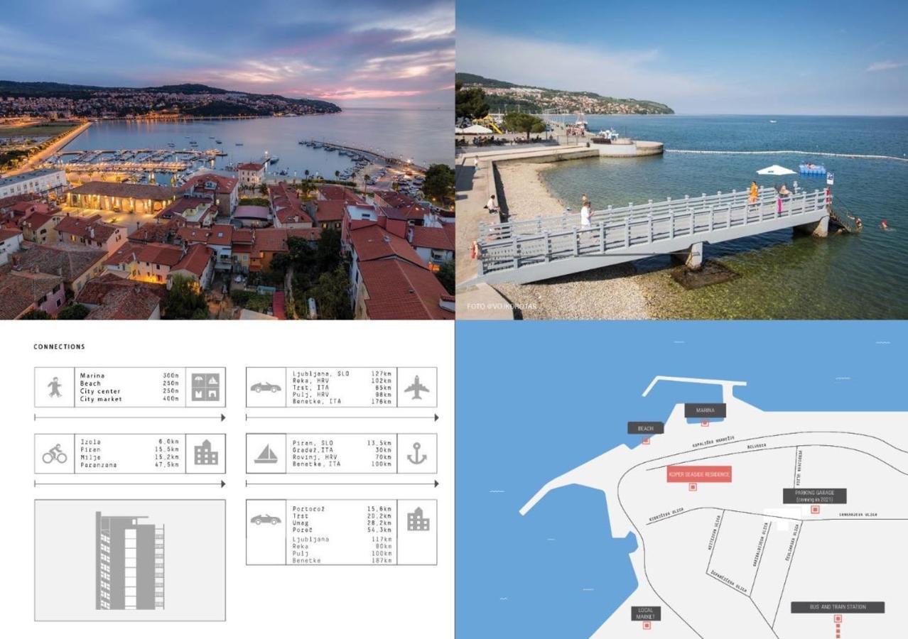 Koper Seaside Residence Екстериор снимка